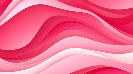 Wall Mural - Abstract pink paper wave for wedding background
