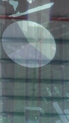 Poster - Animation of statistics and financial data processing over warehouse