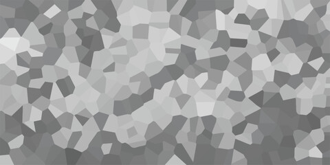 Aufkleber - Abstract mosaic background composed of interlocking geometric shapes in various shades of gray creating a modern patterned design