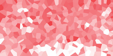 Aufkleber - Abstract red geometric mosaic pattern creating a textured digital background design in shades of pink and white for various creative projects