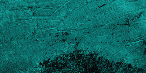 Aufkleber - Textured abstract background in teal and black showing brush strokes and grunge aesthetics suitable for digital designs and creative projects