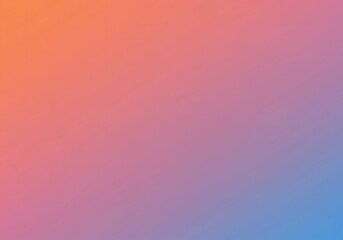 Poster - A soft gradient background with orange pink purple and blue blending smoothly together in a pastel tone