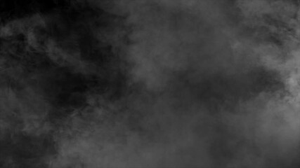Wall Mural - dark, churning clouds of smoke or fog fill screen, creating stormy and ominous texture. perfect back