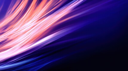 Poster - Abstract light trails in vibrant colors create a dynamic background for digital designs