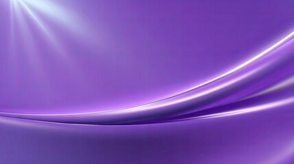 Poster - Smooth Purple Gradient Background with Soft Light and Curved Lines