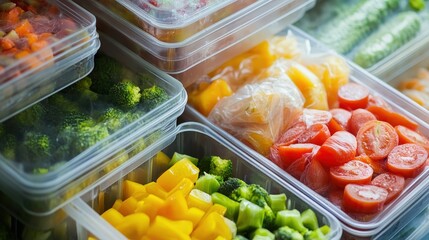 Poster - Food processing methods such as freezing, drying, and canning preserve food for long-term storage.