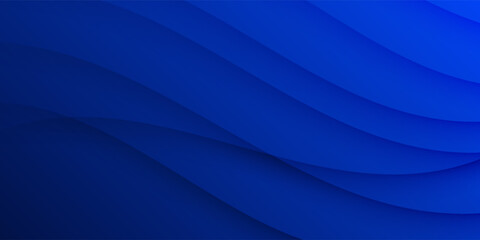 Poster - Vivid abstract image featuring a ripple pattern in blue tones creating a dynamic effect.