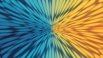 Wall Mural - Energetic abstract pattern with radial lines expanding from center in vibrant blue and orange gradient.
abstract colorful background