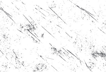 Poster - Diagonal scratched texture with grunge speckles. Abstract rough surface background overlay. Ideal for poster design and retro visuals.