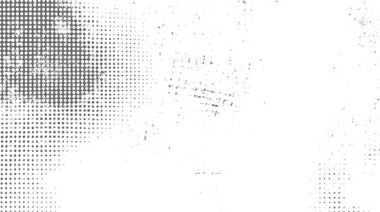 Poster - Grunge halftone dot texture with faded pattern. Abstract retro background overlay design. Ideal for poster, print, and digital artwork use.