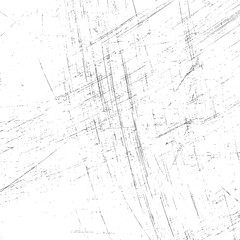 Poster - Distressed grunge scratch line texture design. Diagonal etched background with dust marks. Perfect for aged, raw, rustic effects.