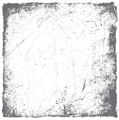 Poster - Distressed square frame with diagonal texture. Grunge background overlay for design use. Great for posters, photos and layouts.