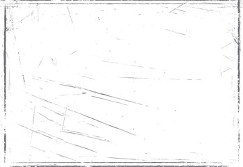 Poster - Distressed frame texture with light scratches. Grunge surface for subtle aged design. Perfect for posters, layouts and print art.