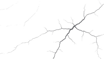 Poster - Grunge crack texture with dry pattern lines. Distressed surface overlay for retro design. Great for weathered and aged effects.