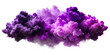 © khaledSaifulllah - Swirling purple and pink smoke explosion with white wisps isolated on a transparent background image