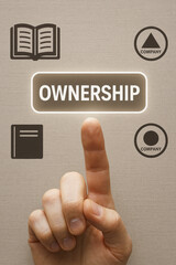Poster - Taking control through decisive action reflects leadership and strategic management in a business environment