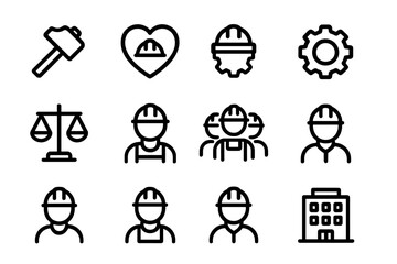 Poster - Construction and engineering icons vector illustration for design and web