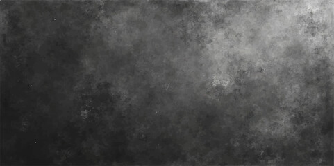 Poster - Dark, smoky grunge wall texture with a misty, moonlit sky