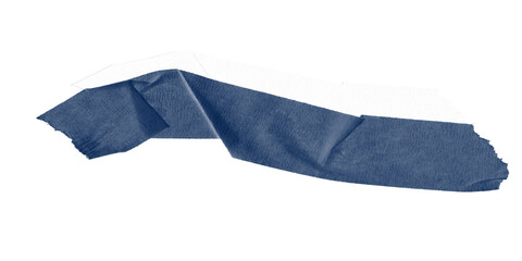 Poster - A dark blue and navy abstract shape on a black background with a gradient effect and subtle texture
