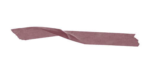 Poster - A maroon shape with jagged edges against a black background in a simple digital rendering style