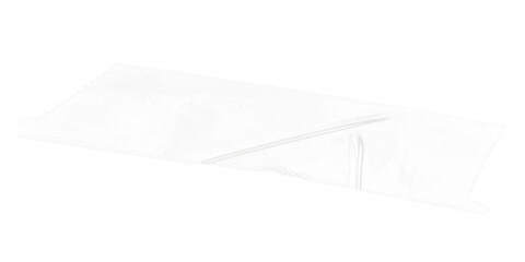 Poster - A white rectangular object on a black background with a slight perspective view from above and to the side