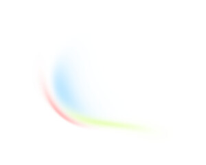 Poster - Colorful gradient shape blur