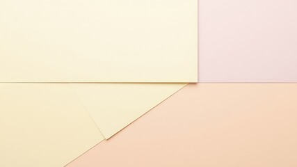 Leinwandbilder - Gentle pastel paper background featuring shades of yellow and blush pink, offering a soft and calming visual texture