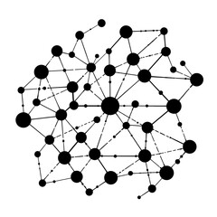 Poster - 3d model of a molecule