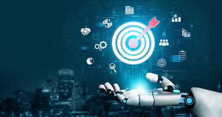 Poster - AI identifies target audiences with smart segmentation and virtual assistants, enabling precise, personalized marketing strategies. Vouch
