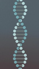 Poster - Animation of moving dna strands over pills