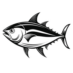 Aufkleber - Abstract black and white vector illustration with geometric shapes and lines isolated on white background