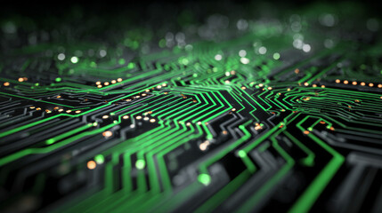 Poster - Abstract digital background with technology circuit board texture. Electronic motherboard illustration. Communication and engineering concept. Vector illustration