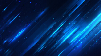 Poster - Blue abstract background, technology hi-tech futuristic template. Vector illustration