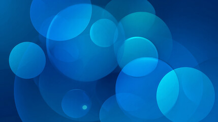 Poster - Abstract blue modern background with circle elements. Digital technology concept. vector illustration