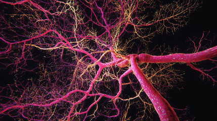 Poster - Illustration of a plexus heart.