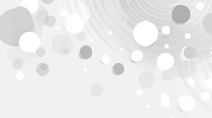 Poster - Abstract white and gray color background with halftone effect, dot pattern. Vector illustration.