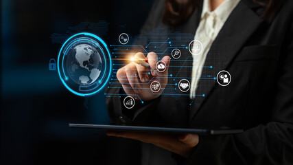 Poster - Big data and analytics support real-time insights, predictive modeling, and data-driven decisions for business intelligence and growth. Latch