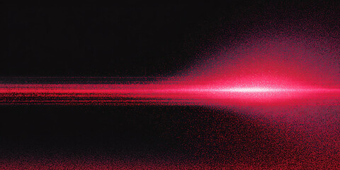 Fototapete - Abstract background with pink and red gradient. black. line. particles. interference. neon. banner. modern. textured illustration. dark style. AI generated