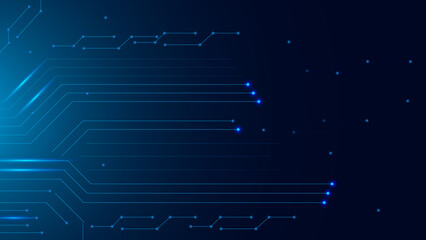 Internet abstract background with blue and dark blue background.