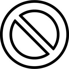 Poster - Zero quantity outline icon vector