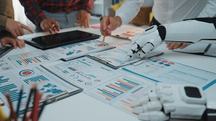 Poster - AI-driven analytics enhancing workplace collaboration and improving corporate decision-making. Noogenesis AI