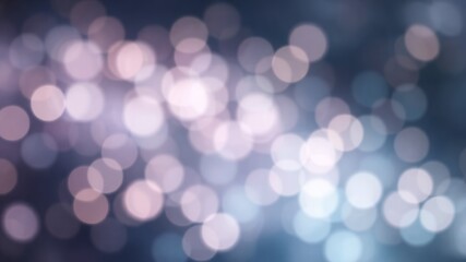 Abstract background with blurred light circles in shades of blue and purple creating a bokeh effect