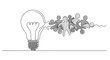 © Vlada - Teamwork under lightbulb icon in monochrome for creative ideas