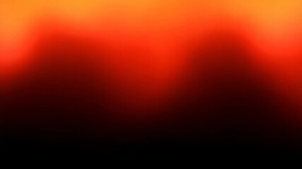 Poster - An abstract gradient background blends vibrant orange, red, and black hues, creating a dynamic and visually striking texture