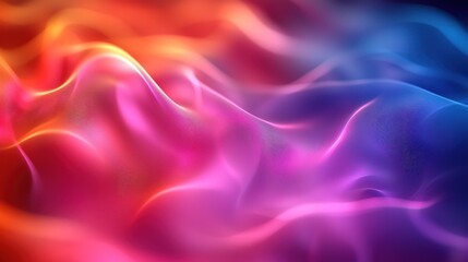 Fototapete - Abstract colorful wavy textures