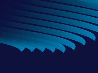 Aufkleber - Gradient blue abstract pattern on dark blue background, Perfect for certificate, banner, business card, flyer, advertisement, etc.