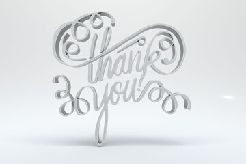 Poster - Silver colored text against gray background