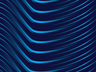 Aufkleber - Luxury Background with gradient wavy blue lines, with blue base color. Design templates for covers, certificates, websites, business cards, posters, banners, brochure layouts, wallpapers, etc.