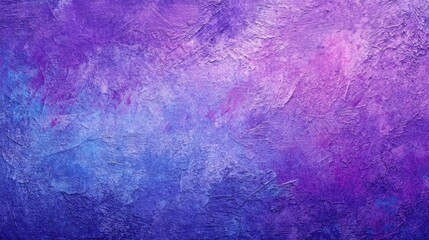 Poster - A stunning artwork featuring a blend of purple and blue hues, showcasing rich textures and layers. The vibrant colors create an engaging visual experience suitable for modern decor.