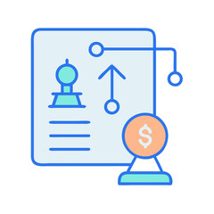 Poster - Strategic financial planning and investment concept with visual graphics